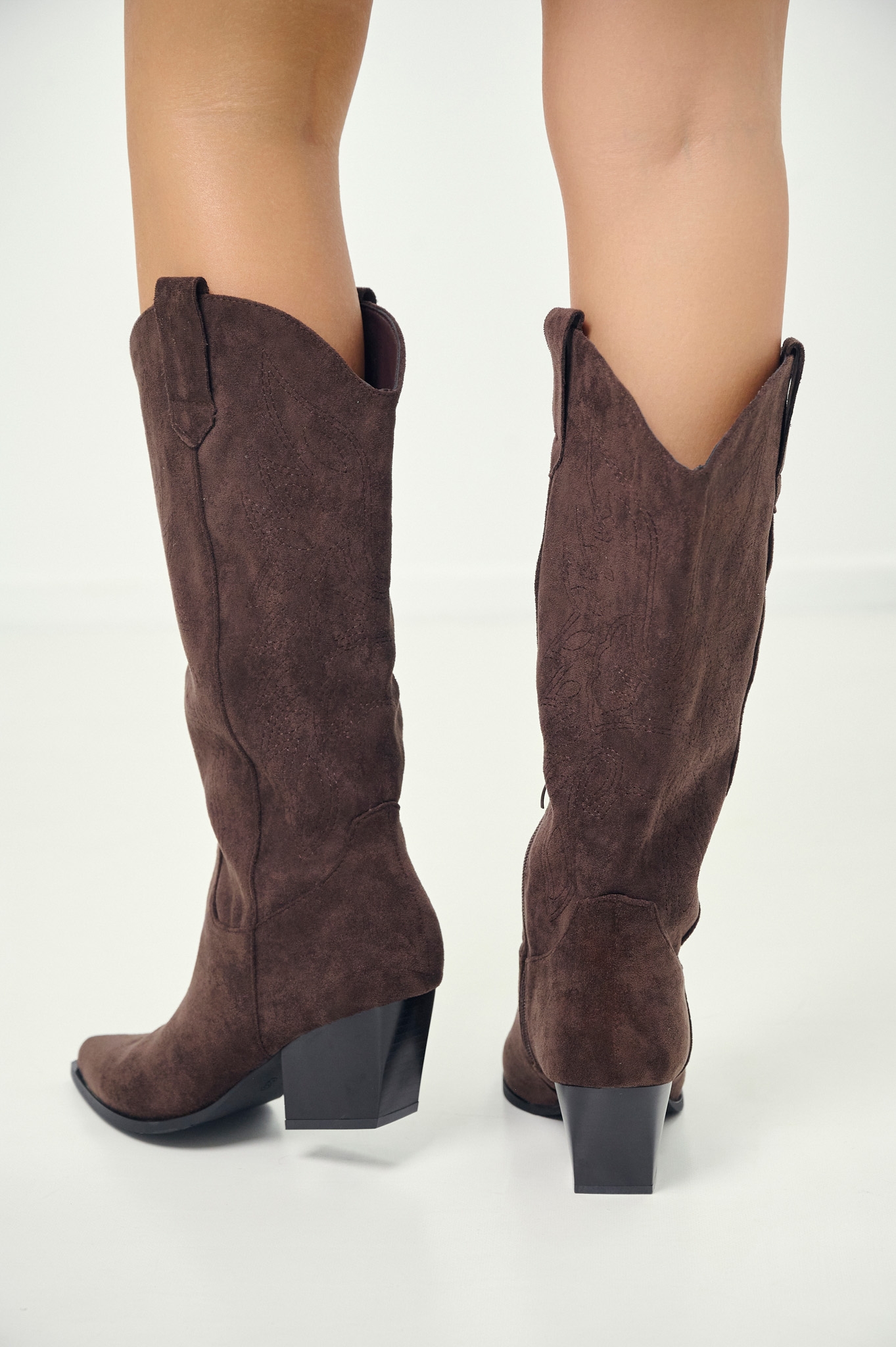 Μπότα Cow Χαμηλή Ραφές Πλάι