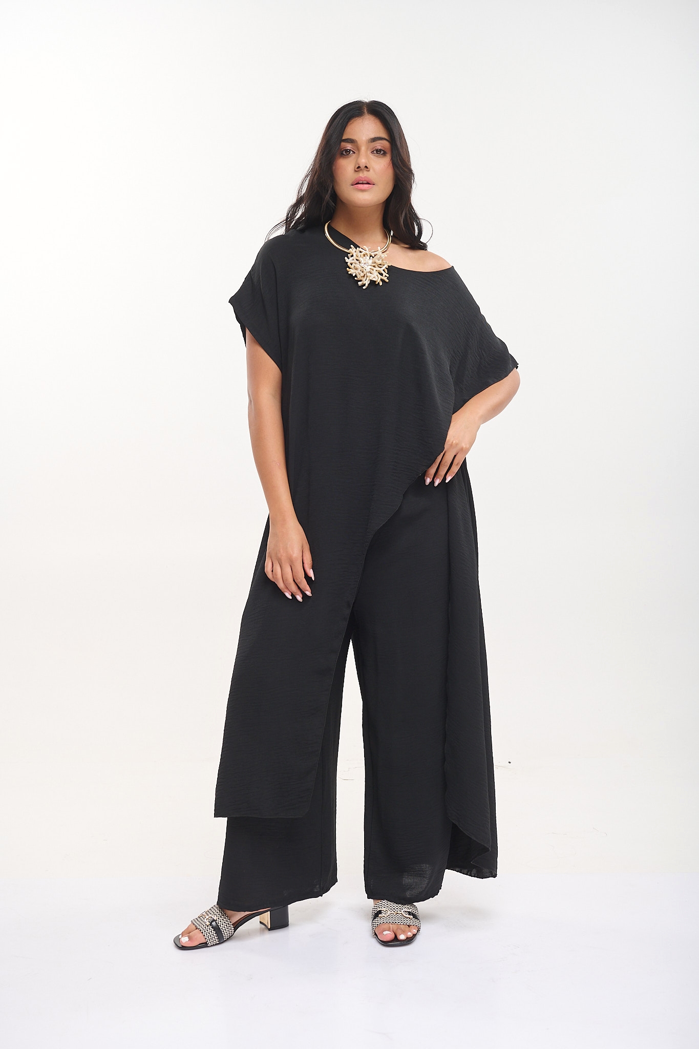 Set Blouse Asymmetrical & Pants