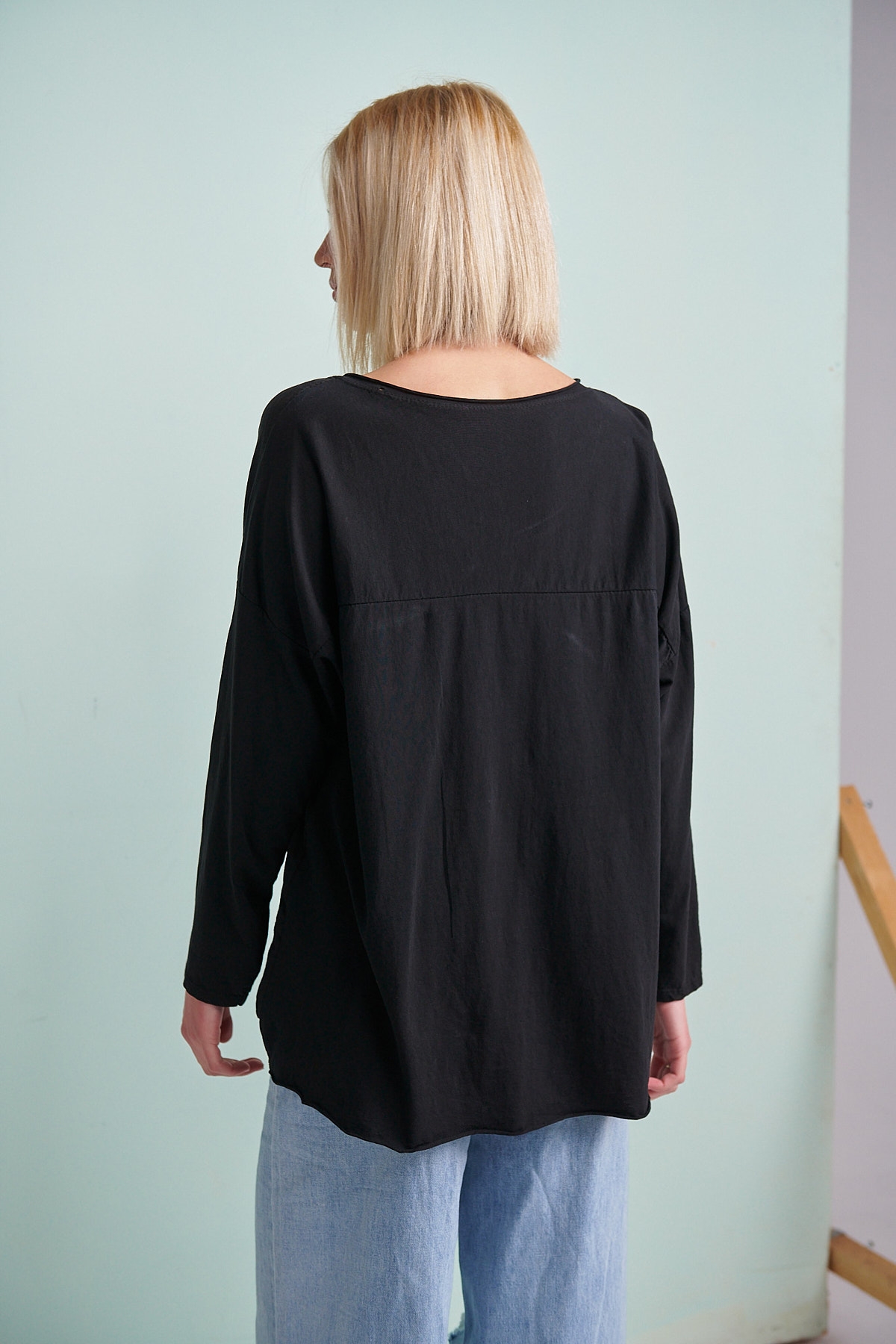 Golden Stripes Long Sleeved Blouse