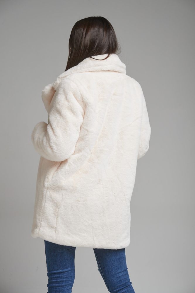 Γούνα Μακρυά με Μεγάλο Γιακά