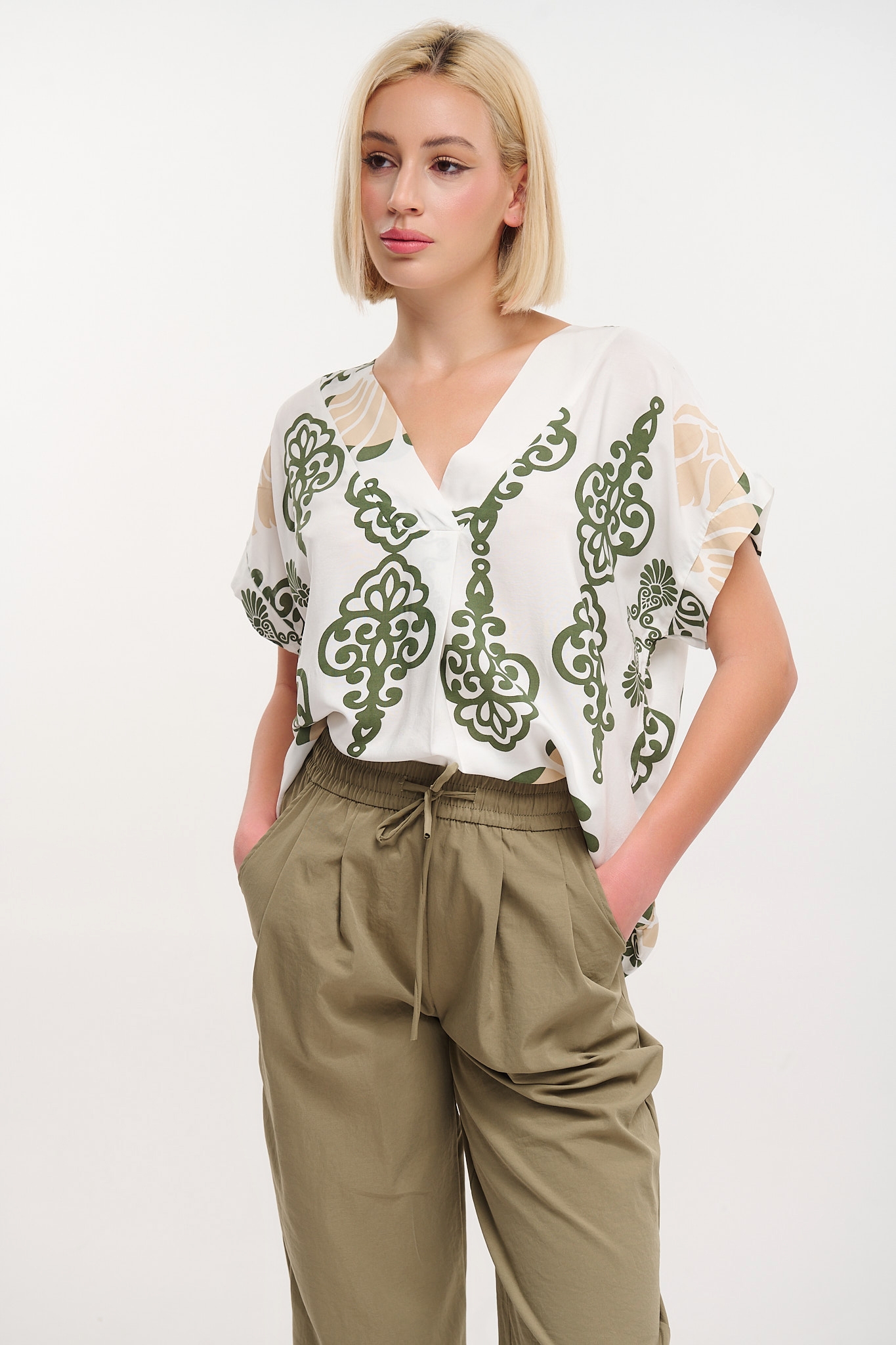 V Neck Blouse