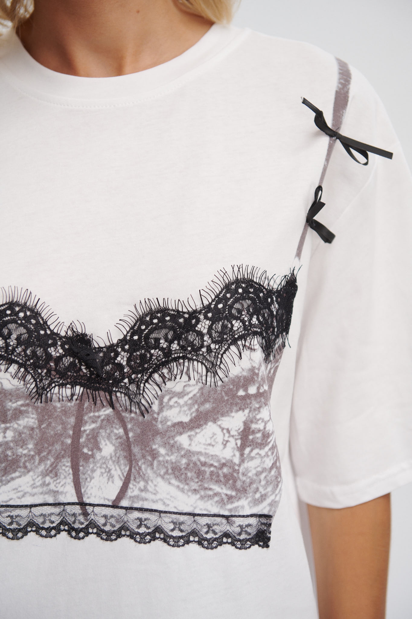 Printed Bra T-Shirt