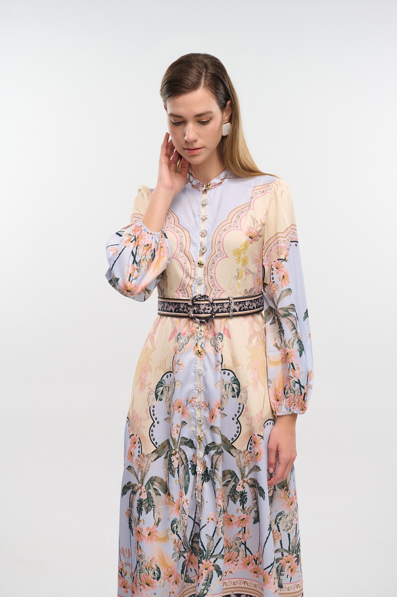 Midi Floral Dress
