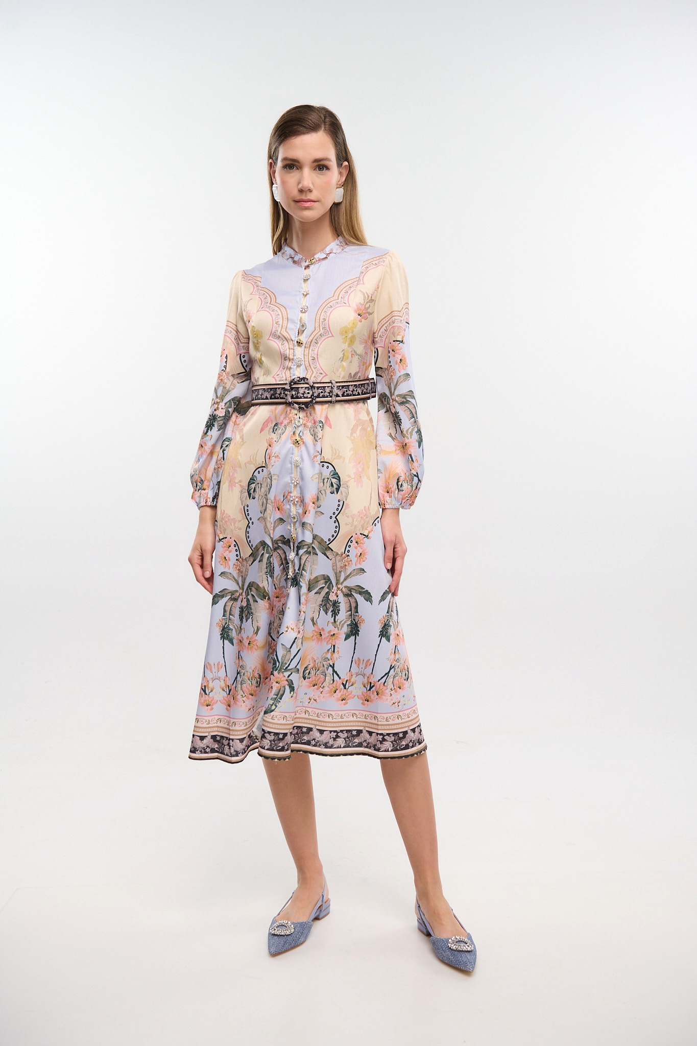Midi Floral Dress