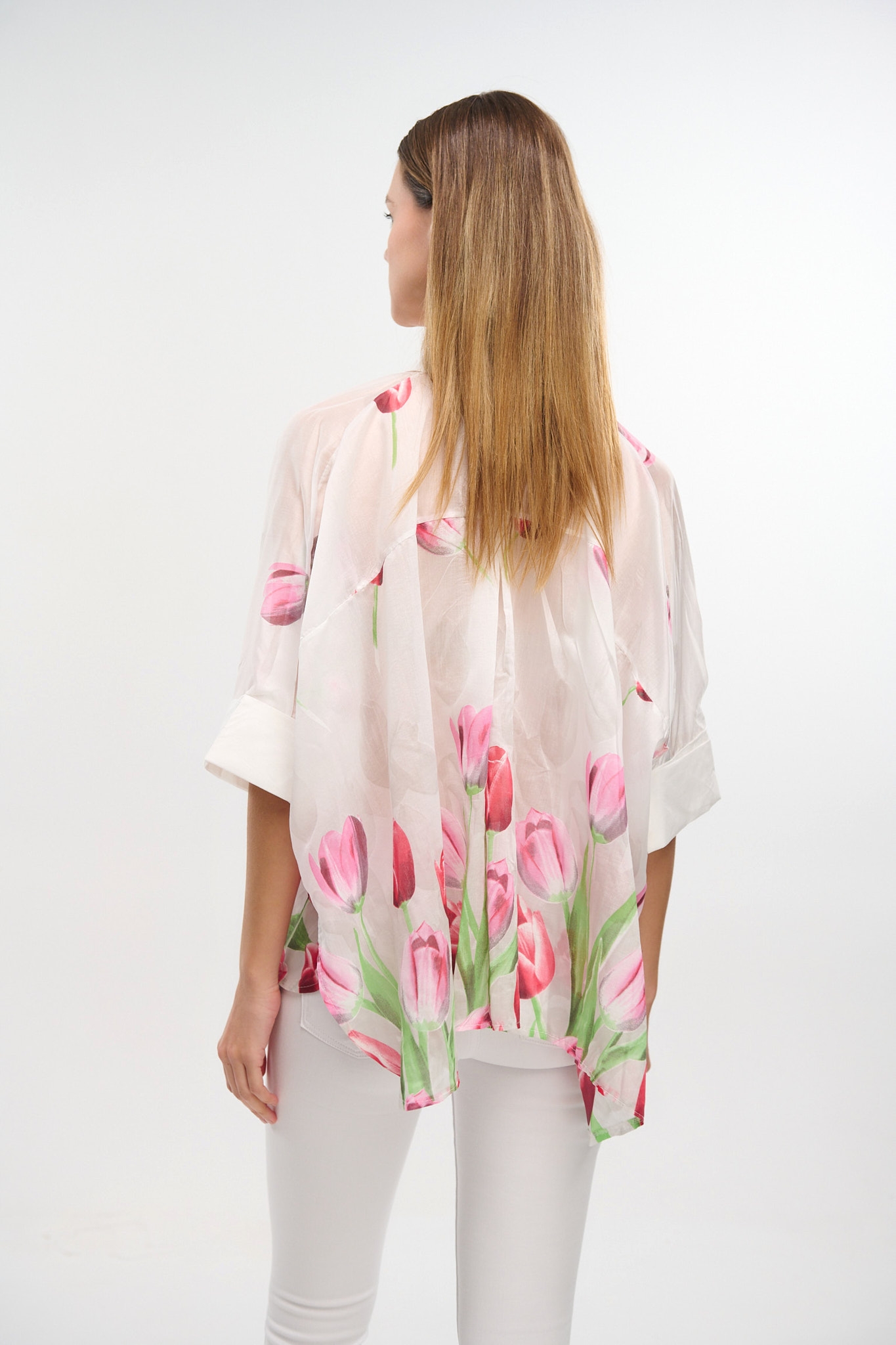 Cthrou Shirt With Floral Print
