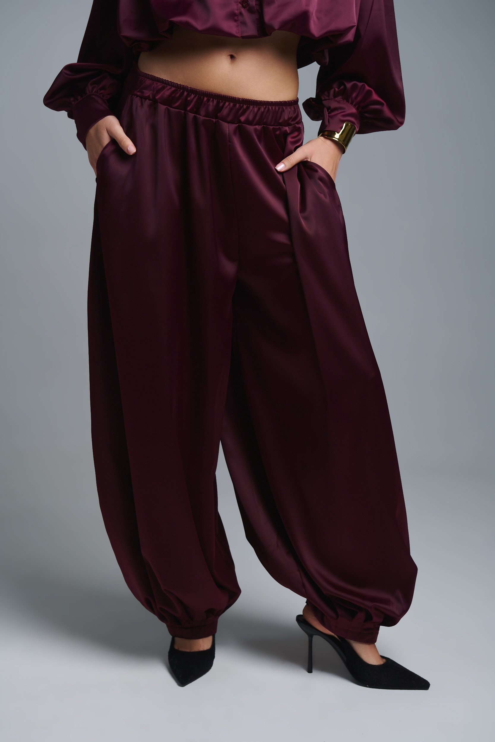 Παντελόνα Σατέν Μπάσκα Κάτω