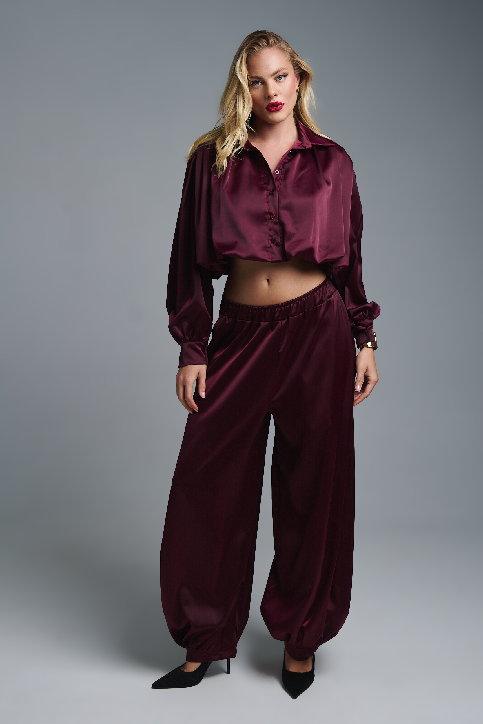 Παντελόνα Σατέν Μπάσκα Κάτω