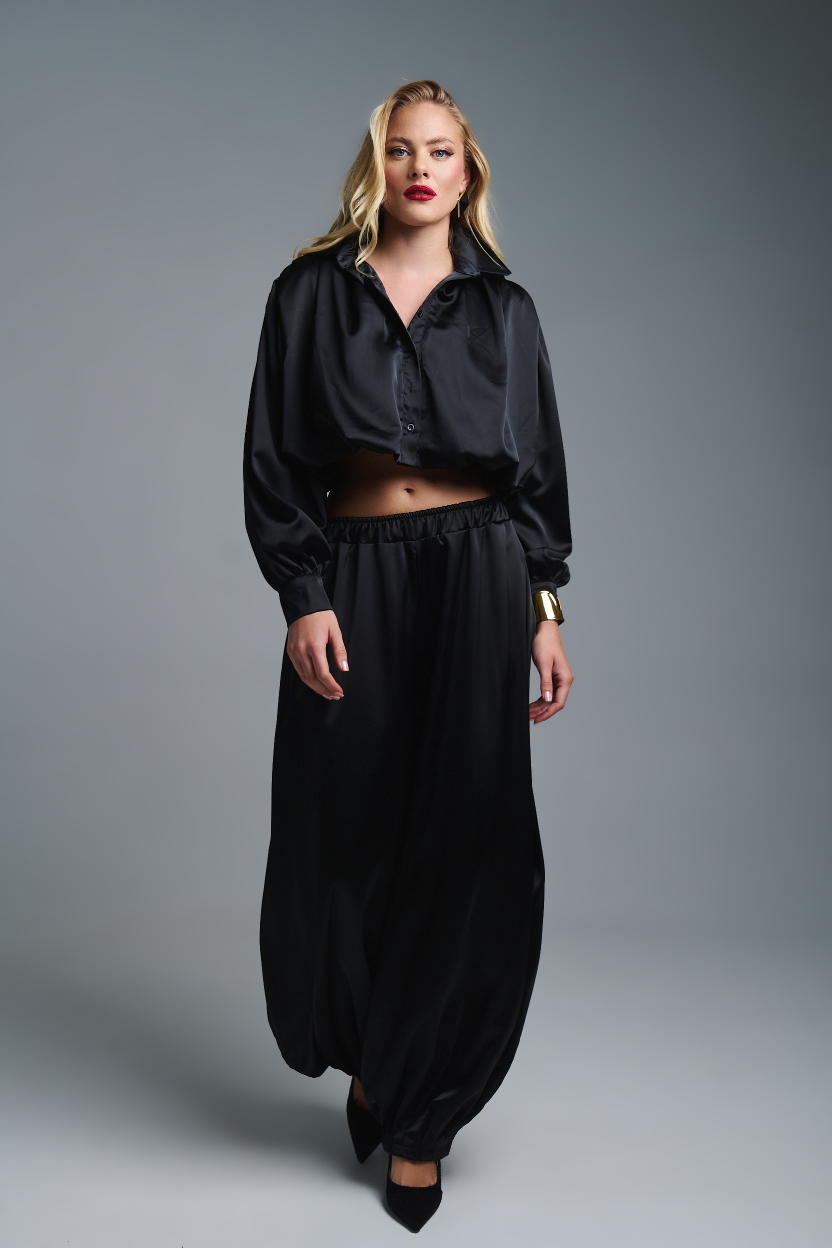 Παντελόνα Σατέν Μπάσκα Κάτω