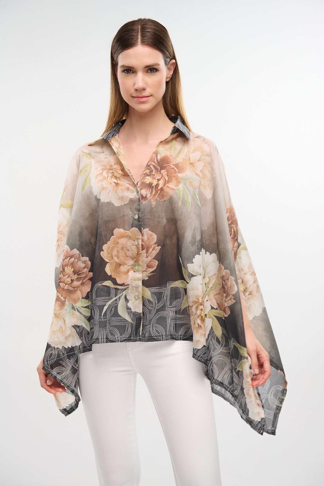 Πουκαμίσα Φαρδιά Floral
