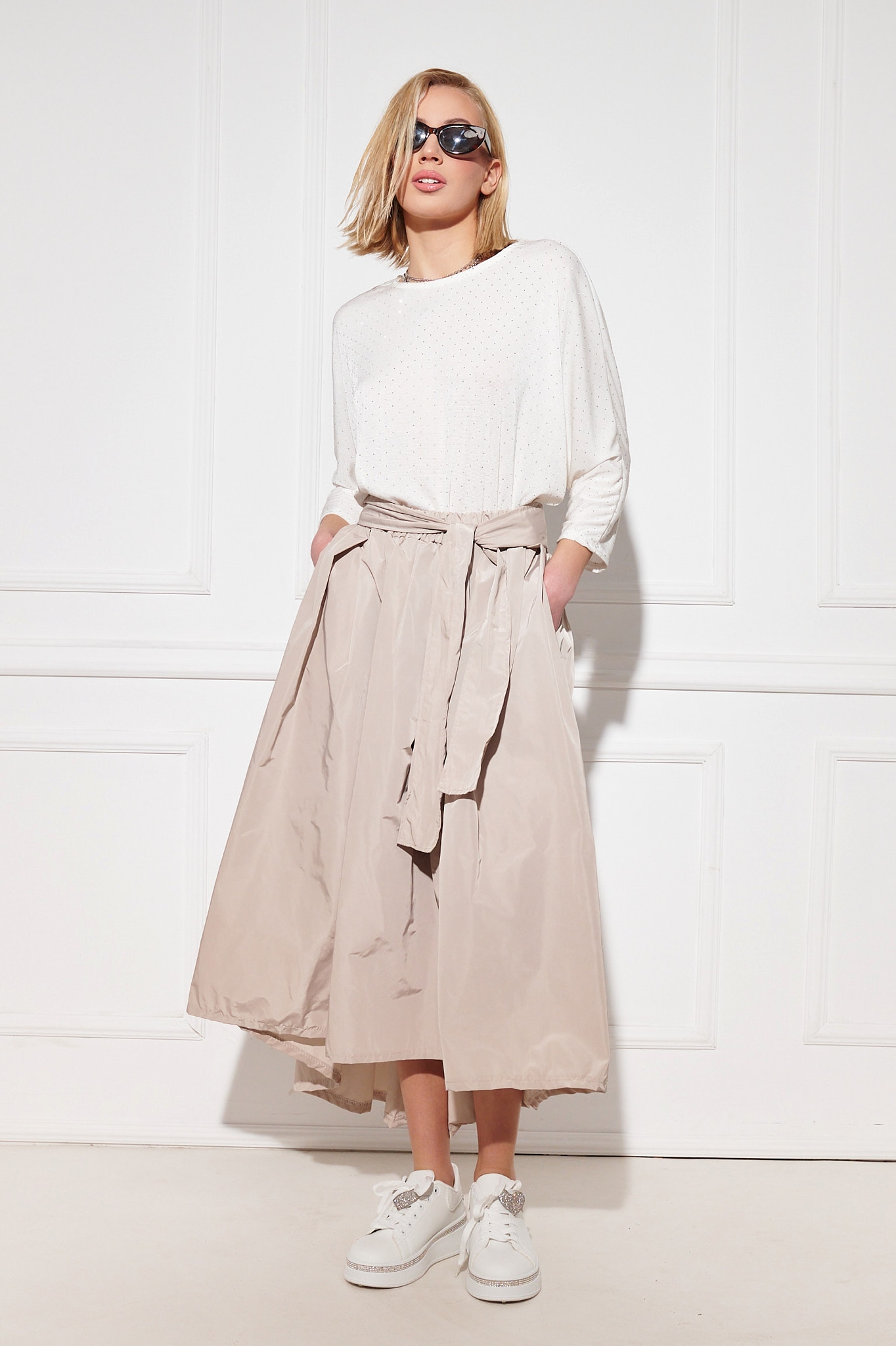 Asymetrical Midi Skirt