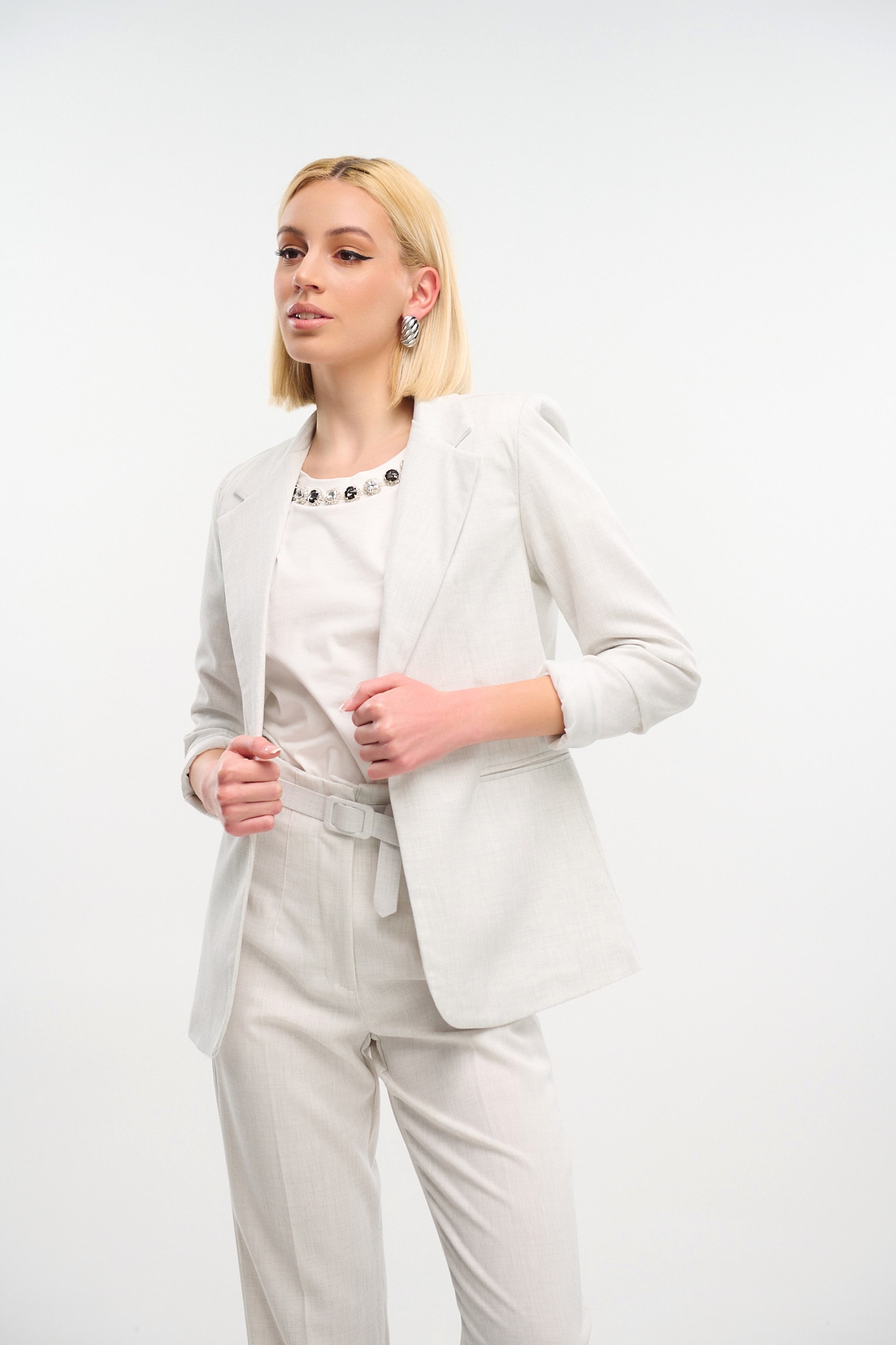Blazer With Button