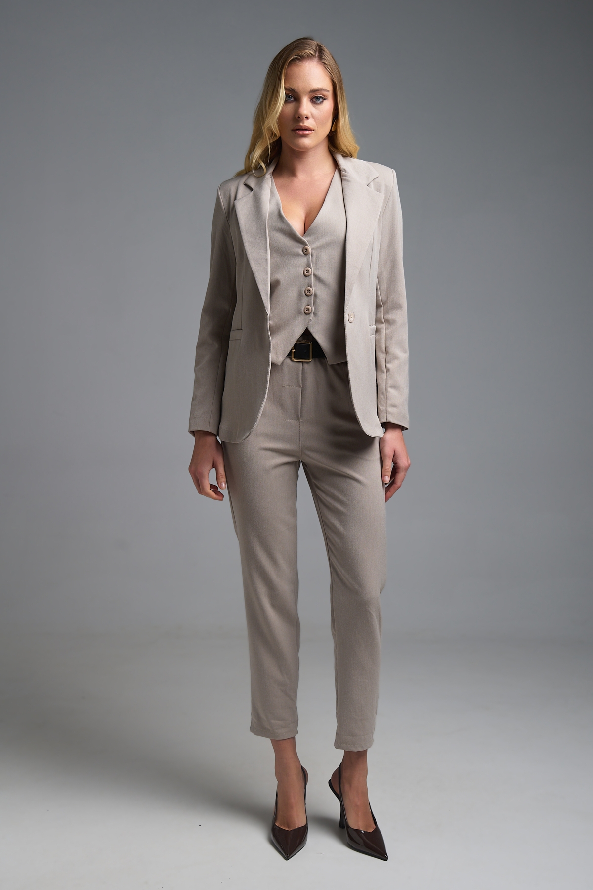 Σακάκι Γιακάς Μονοκούμπι Fake