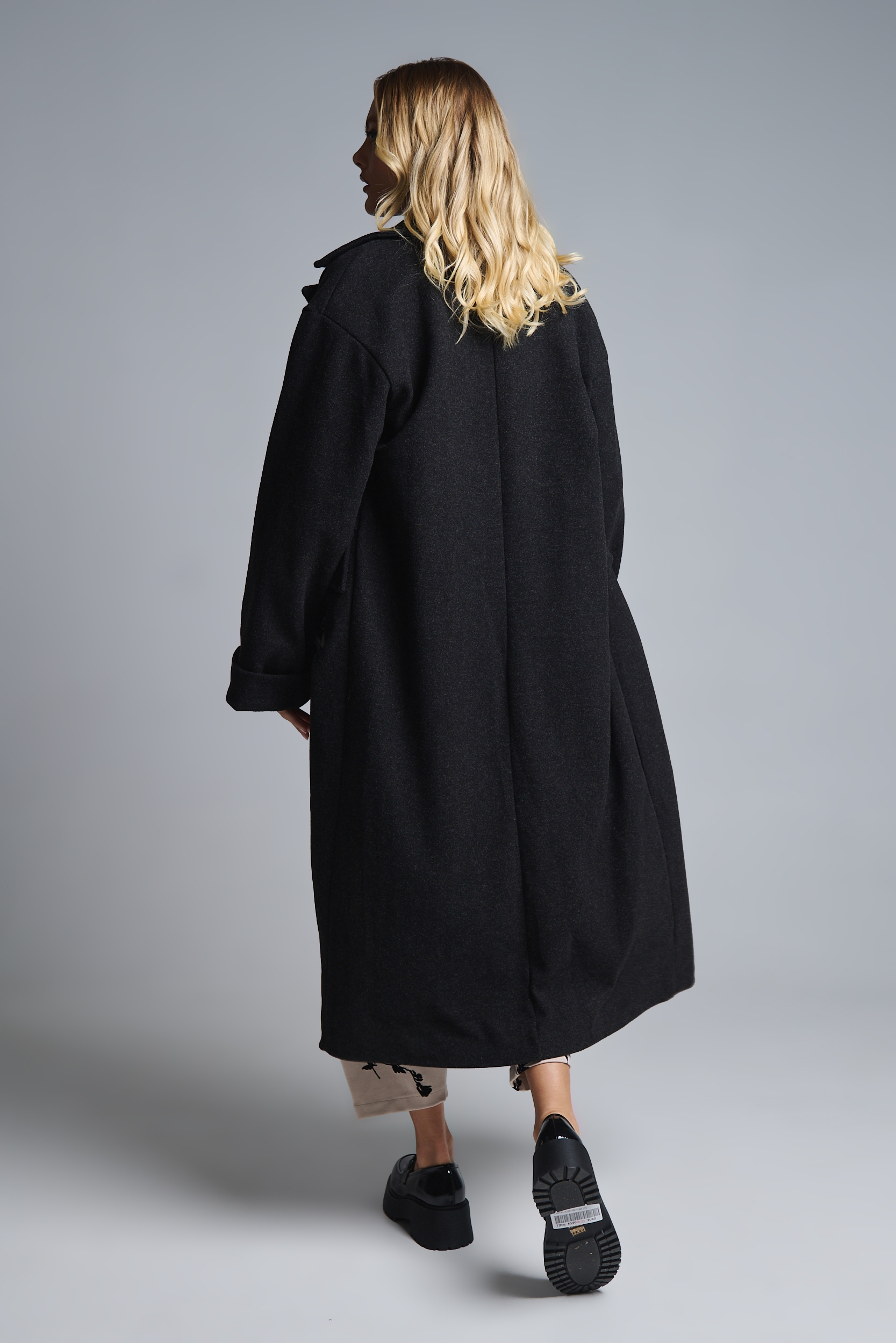 Παλτό Μακρύ Με Γιακά