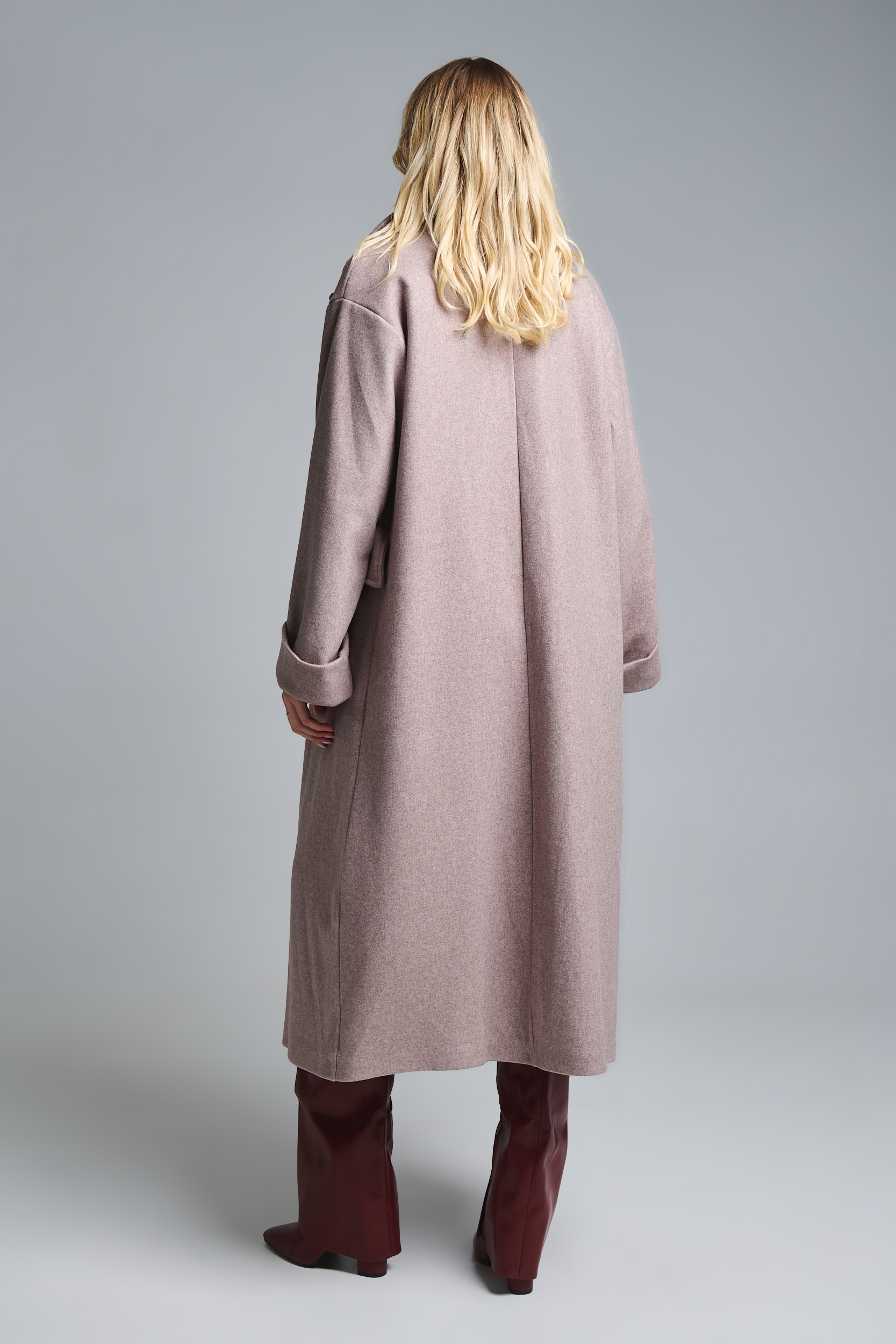 Παλτό Μακρύ Με Γιακά