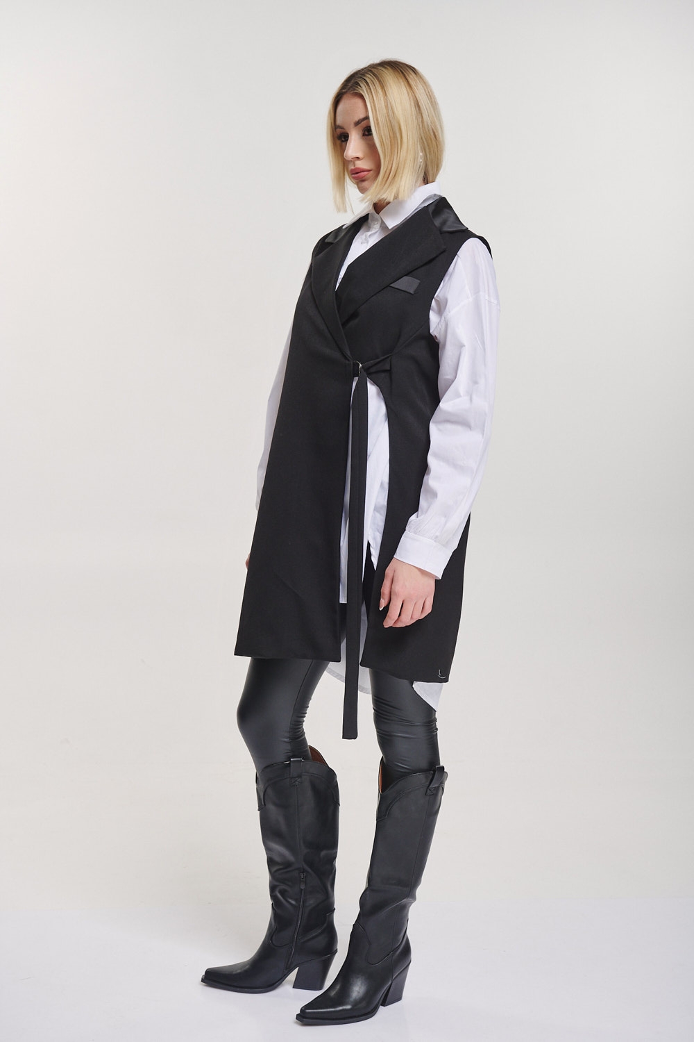 Hooped Vest & Shirt Set