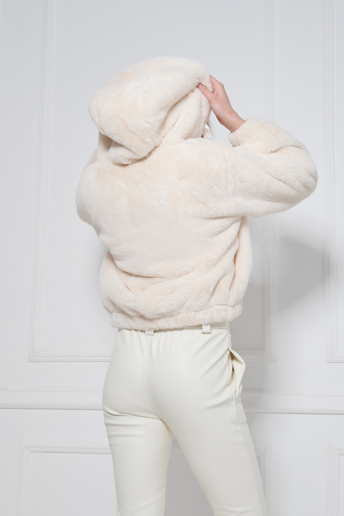 Zipper Furry Bomber