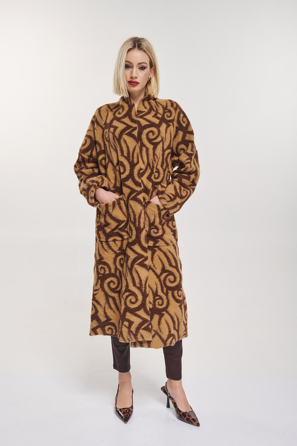 Two Colored Long Coat