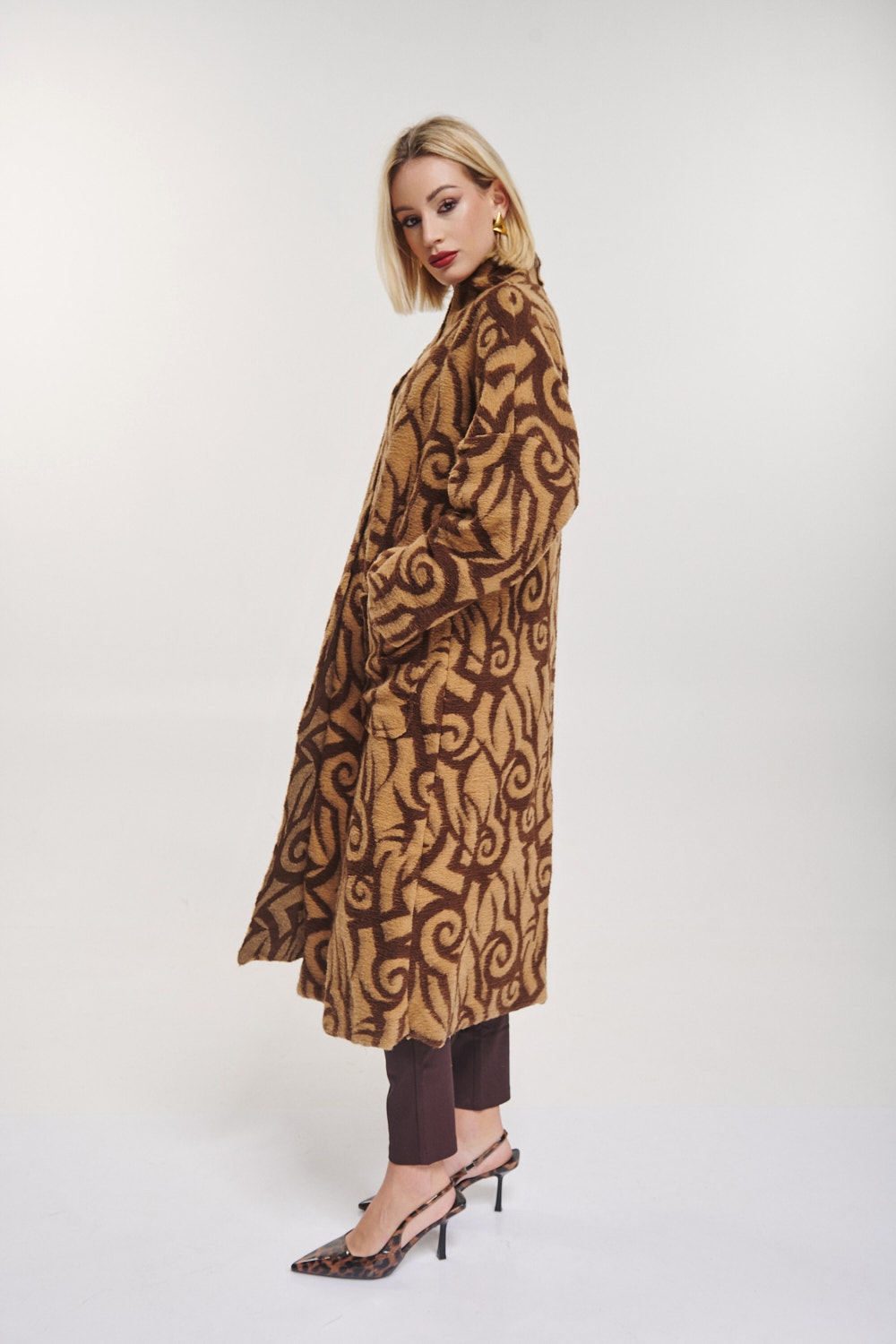 Two Colored Long Coat