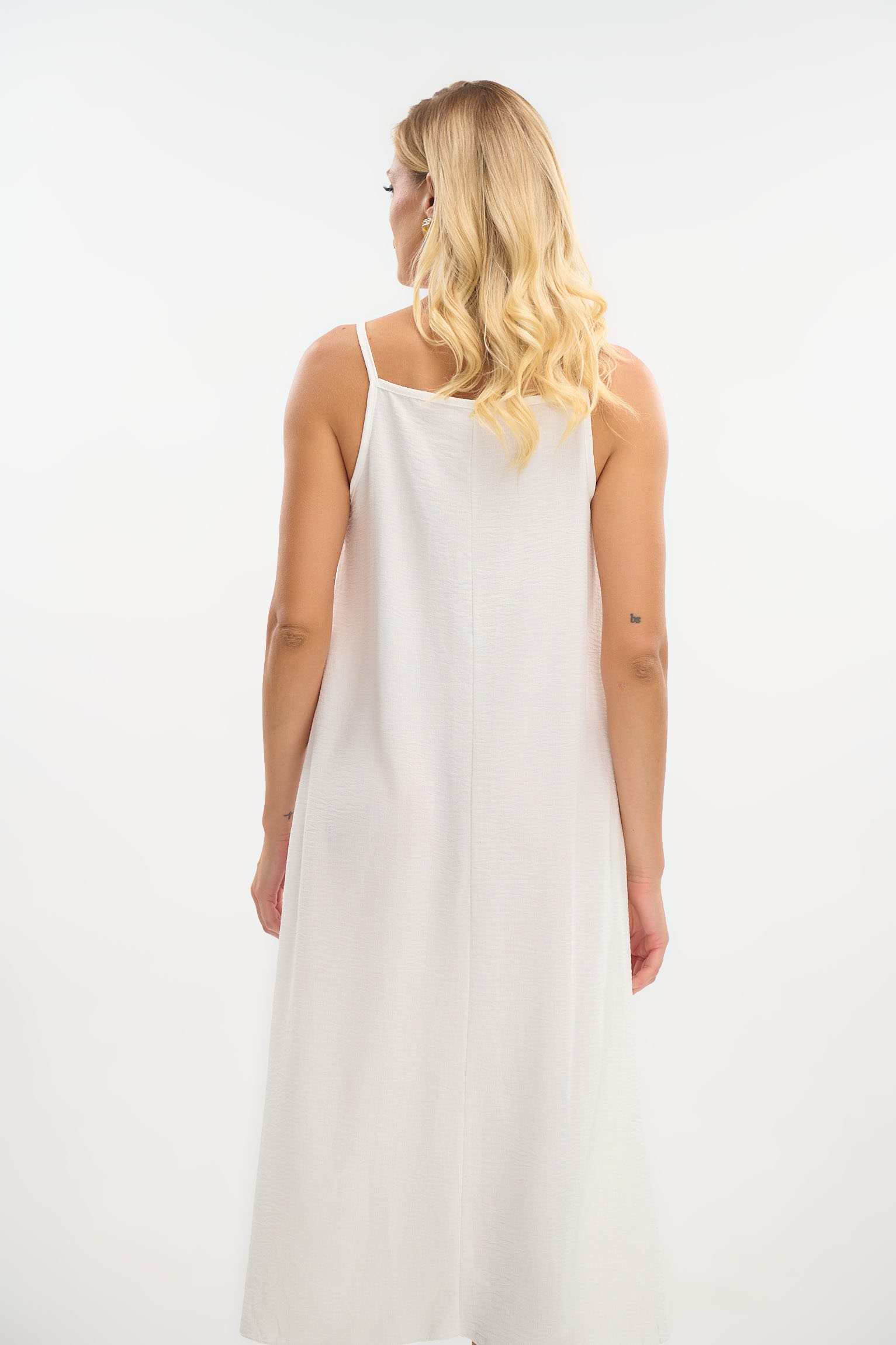 Ethnic Beaded Maxi Crepe Dress