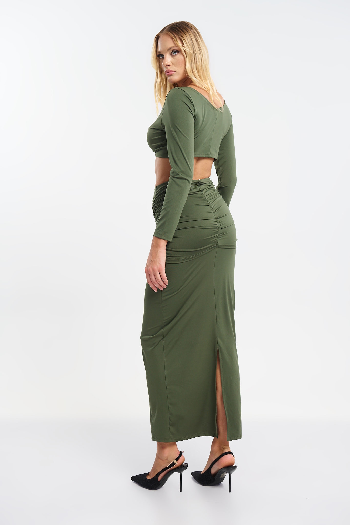 Set Τόπ & Φούστα Με Διακοσμητική Τόκα