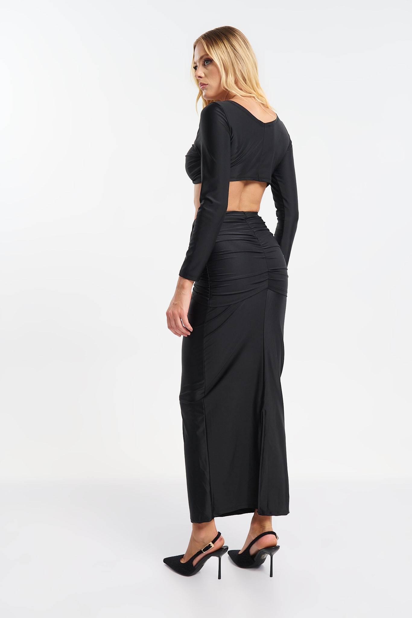 Set Τόπ & Φούστα Με Διακοσμητική Τόκα