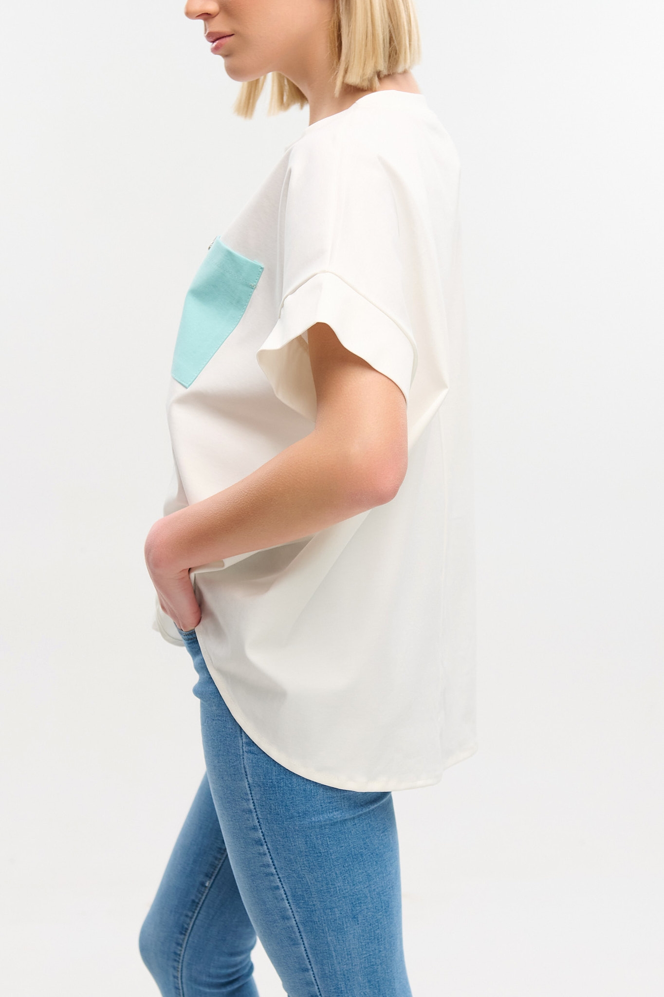 Blouse With Shinny Stones