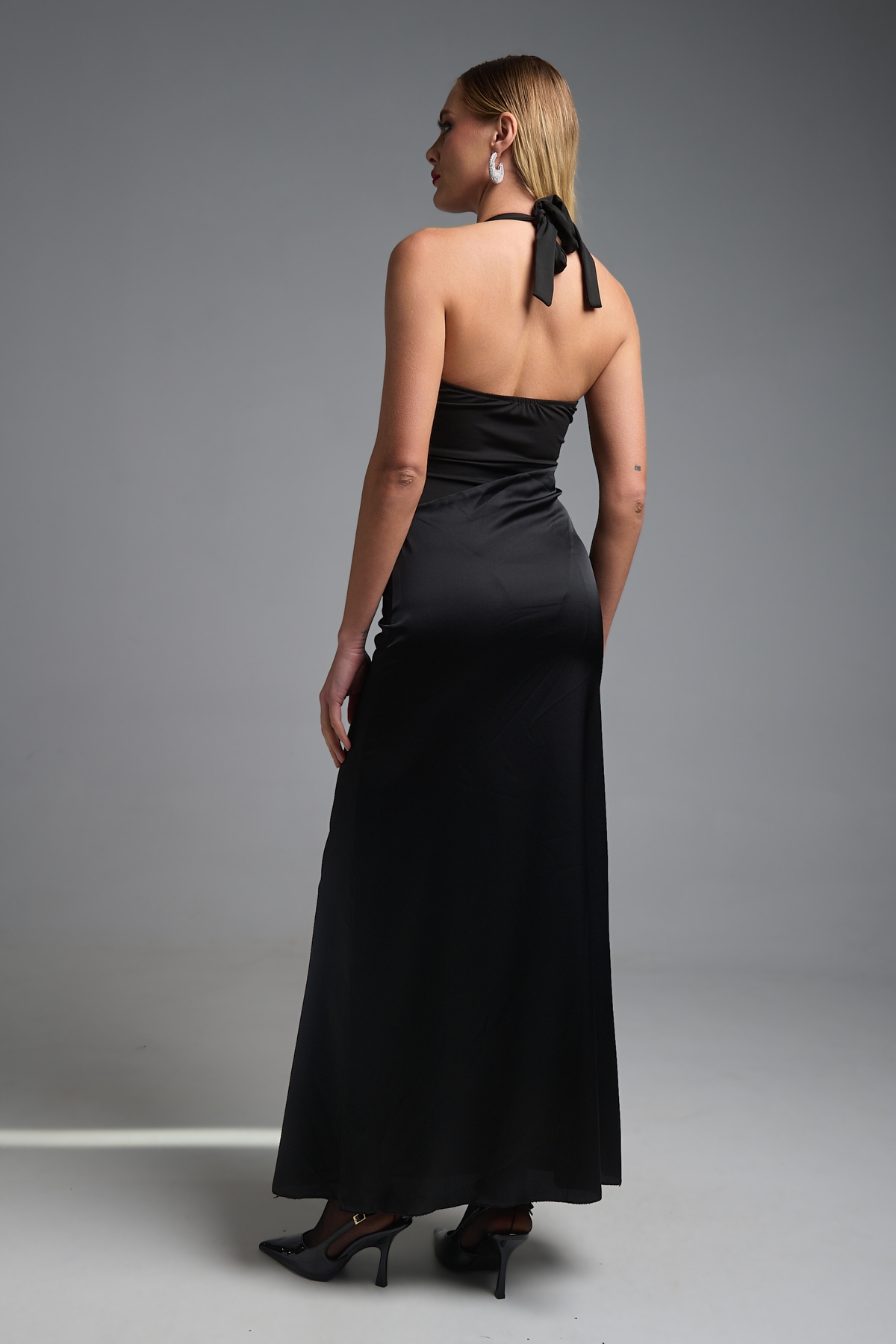 Φόρεμα Μάξι Κορμάκι Με Άνοιγμα