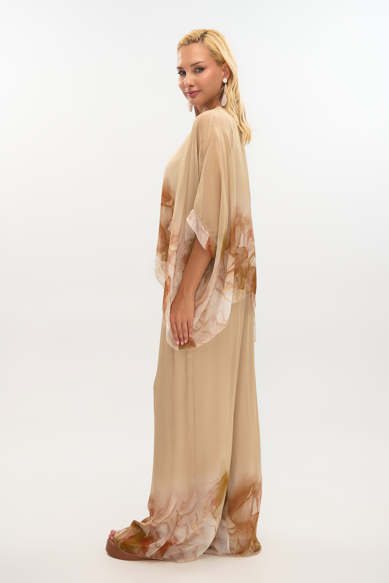Aerial Silk Wide Leg Pants