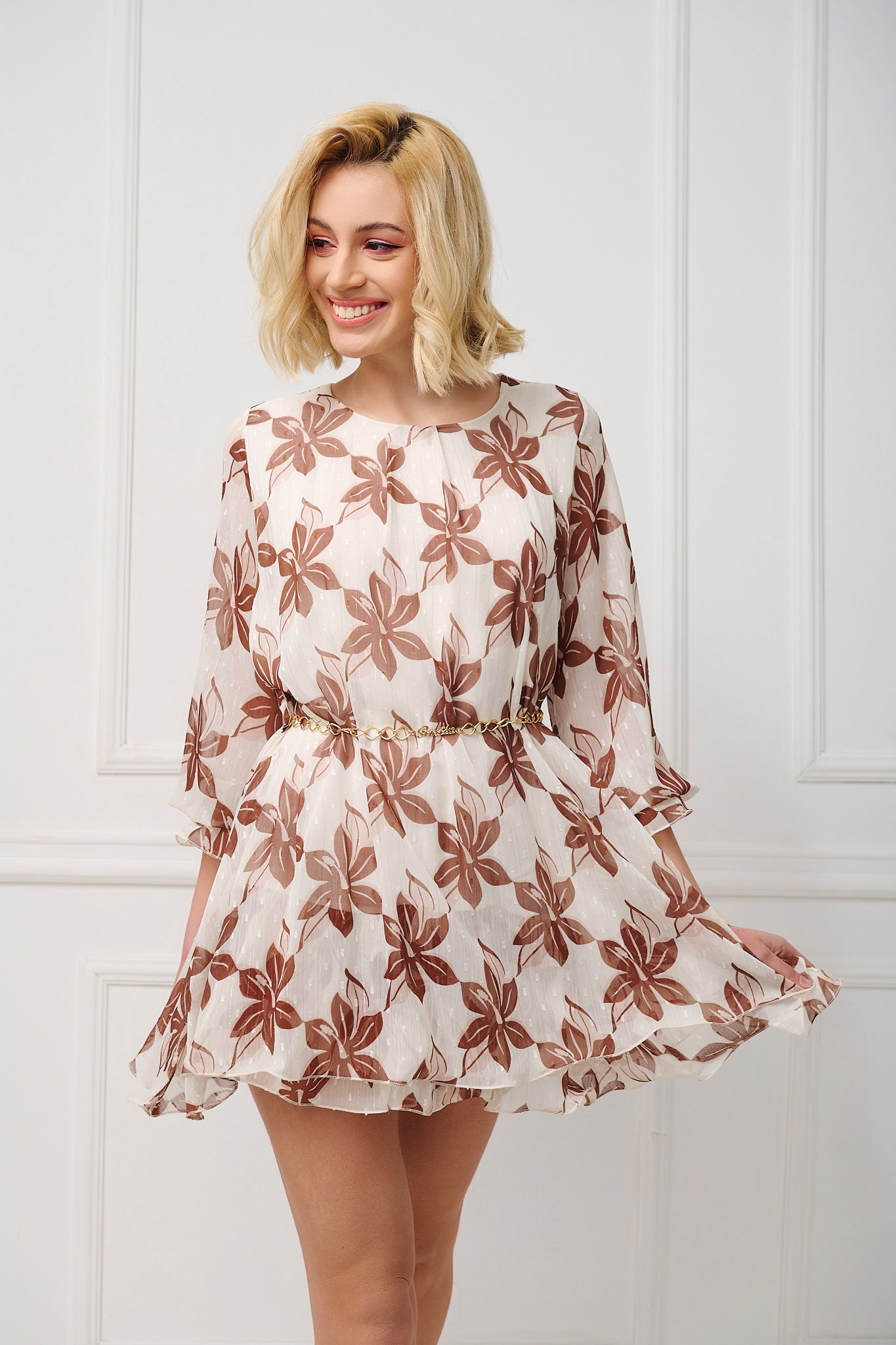 Mini Dress WIth Print
