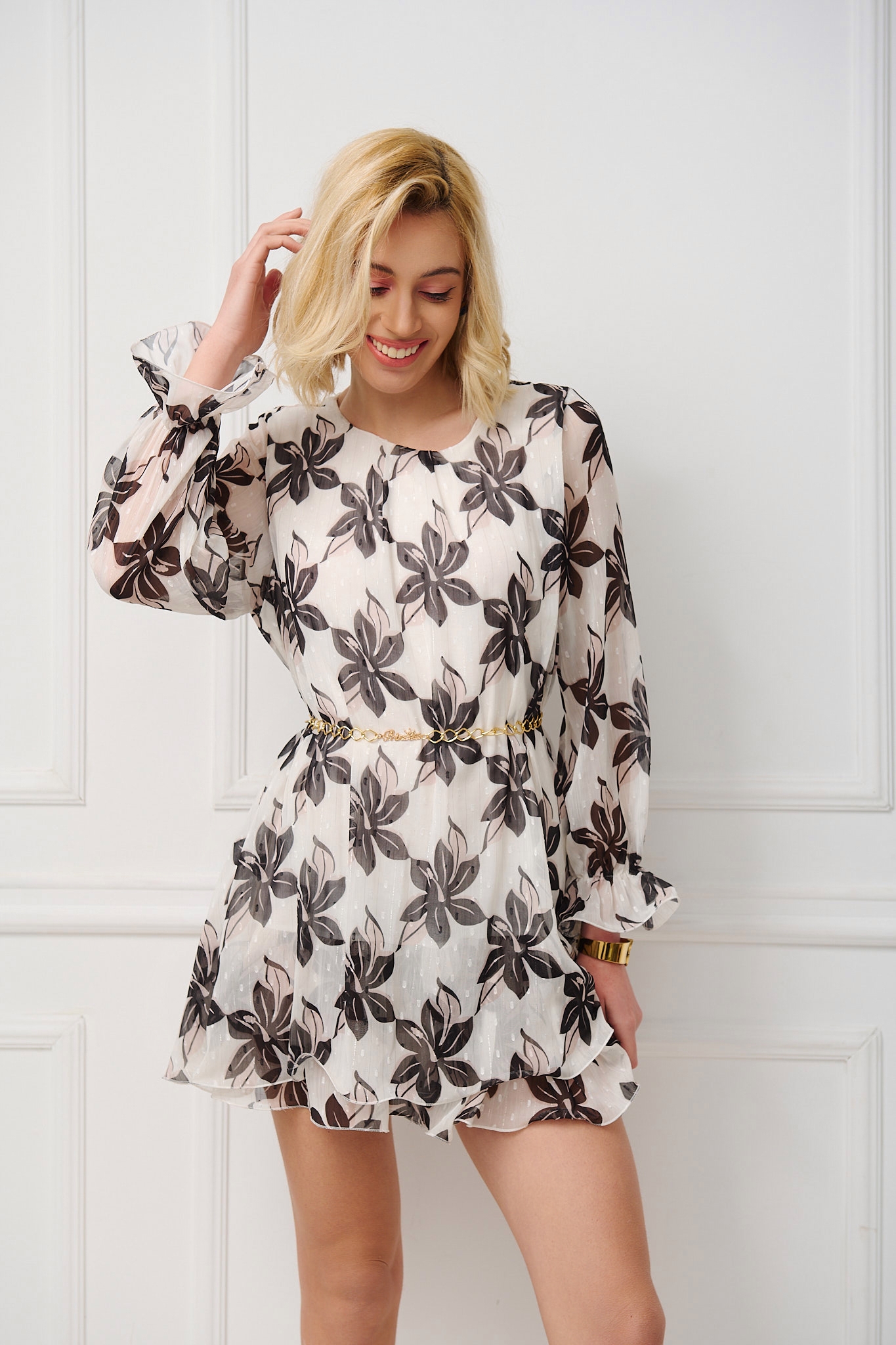 Mini Dress WIth Print
