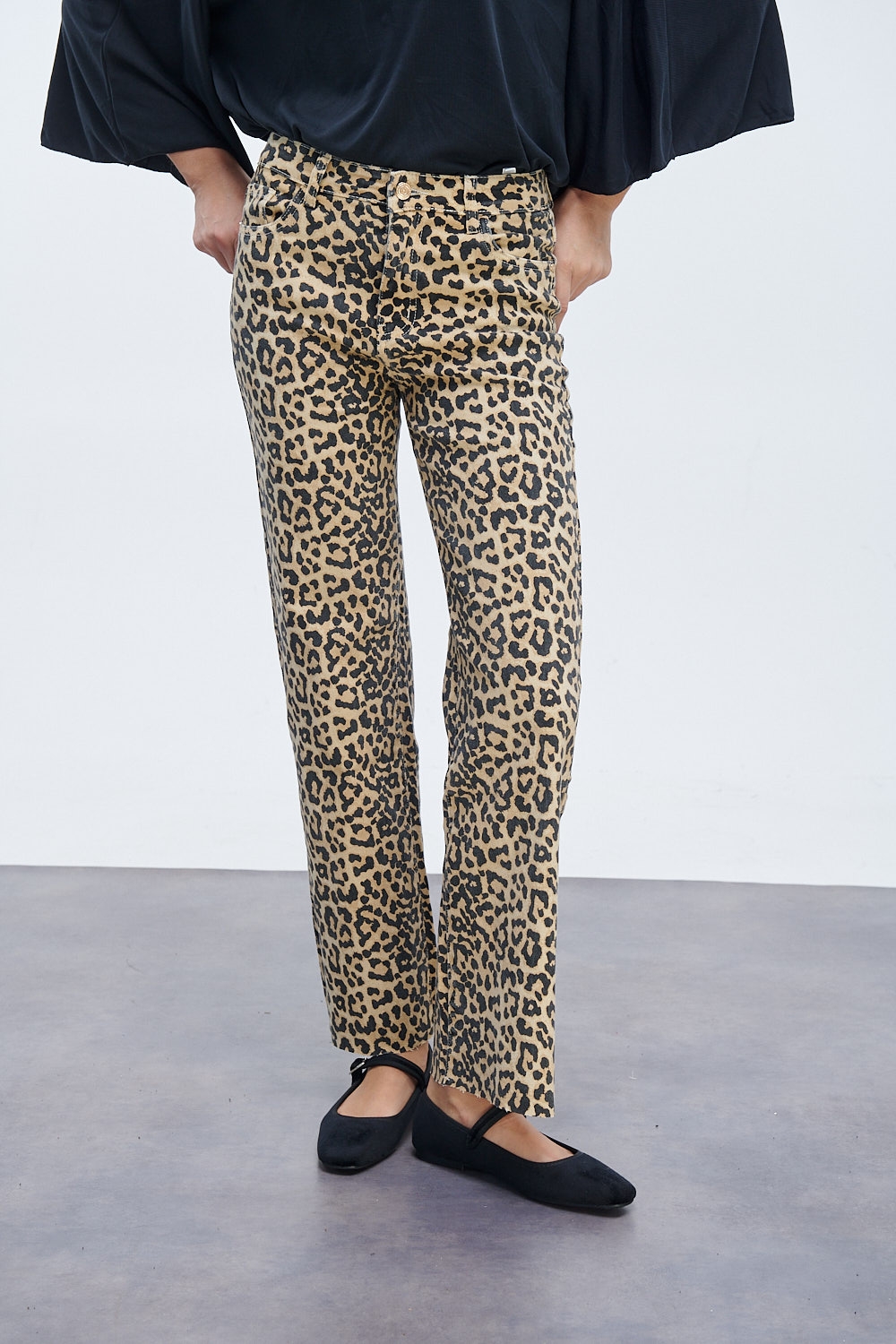 Animal Print Jeans