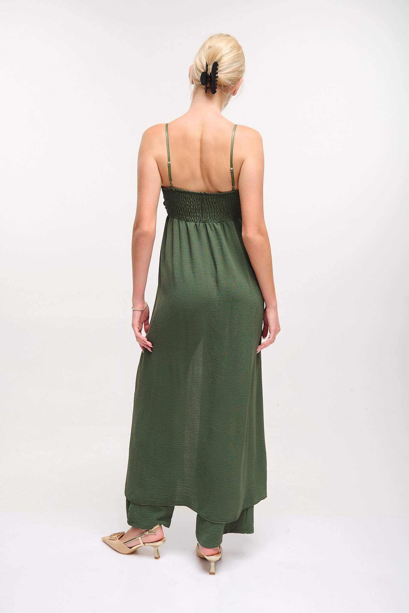 Two Pieces Set Top & Wide Leg Pants