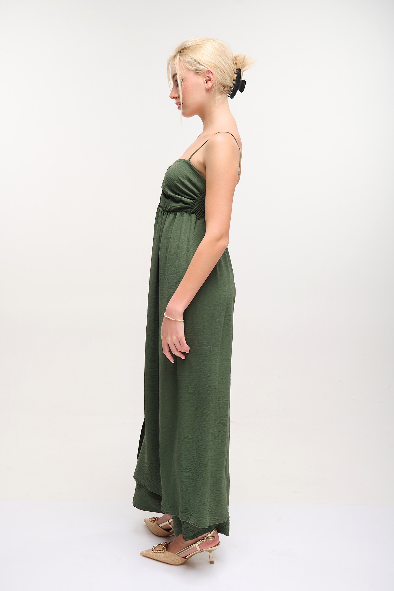 Two Pieces Set Top & Wide Leg Pants