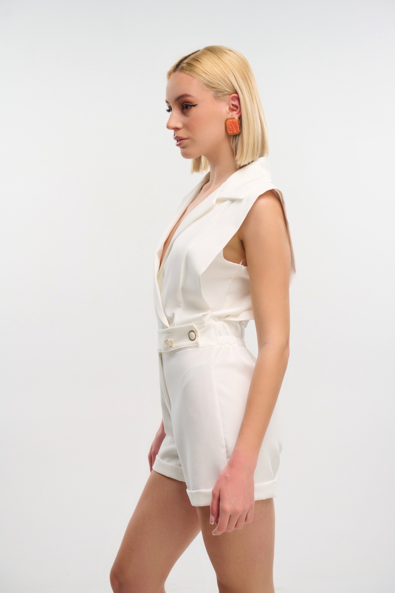 Gold Buttoned Overall
