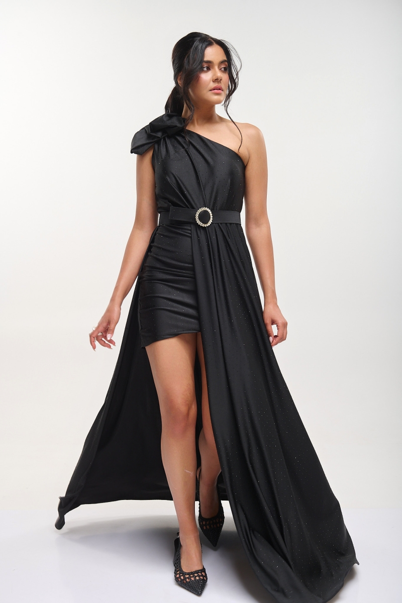 Maxi Dress With Rhinestones