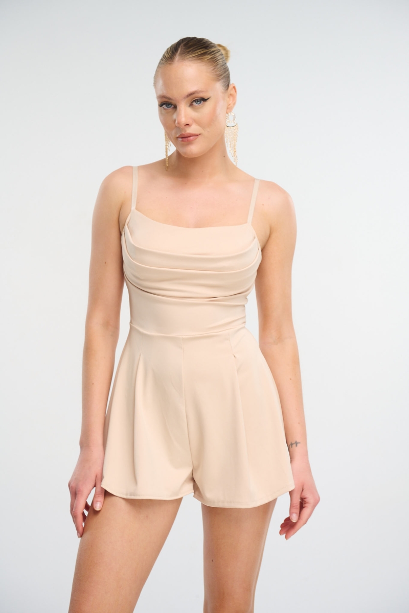 Strapped Stockinette Playsuit