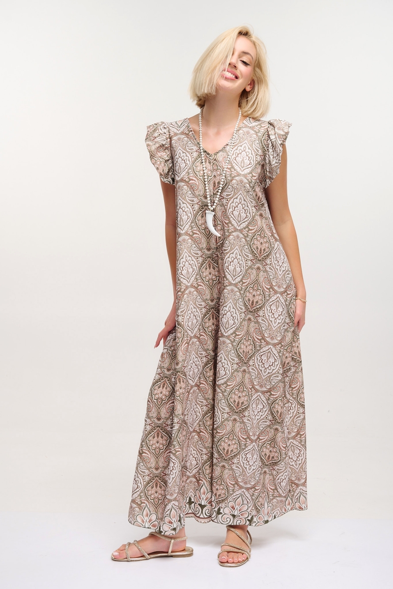 Jumpsuit Paisley Printed