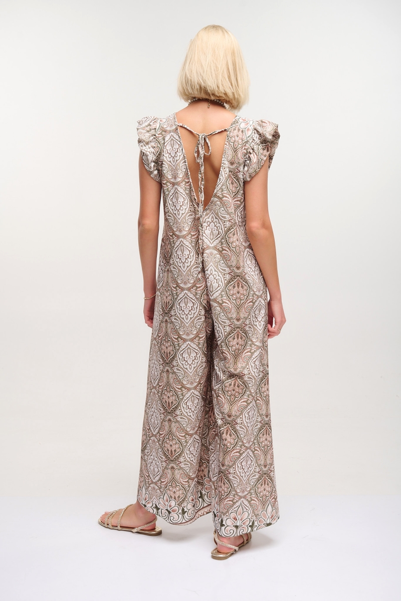 Jumpsuit Paisley Printed