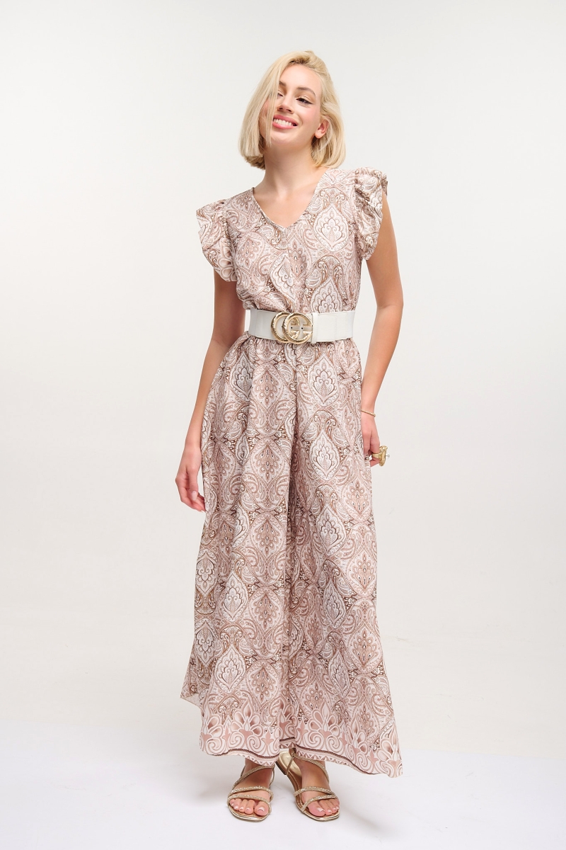 Jumpsuit Paisley Printed