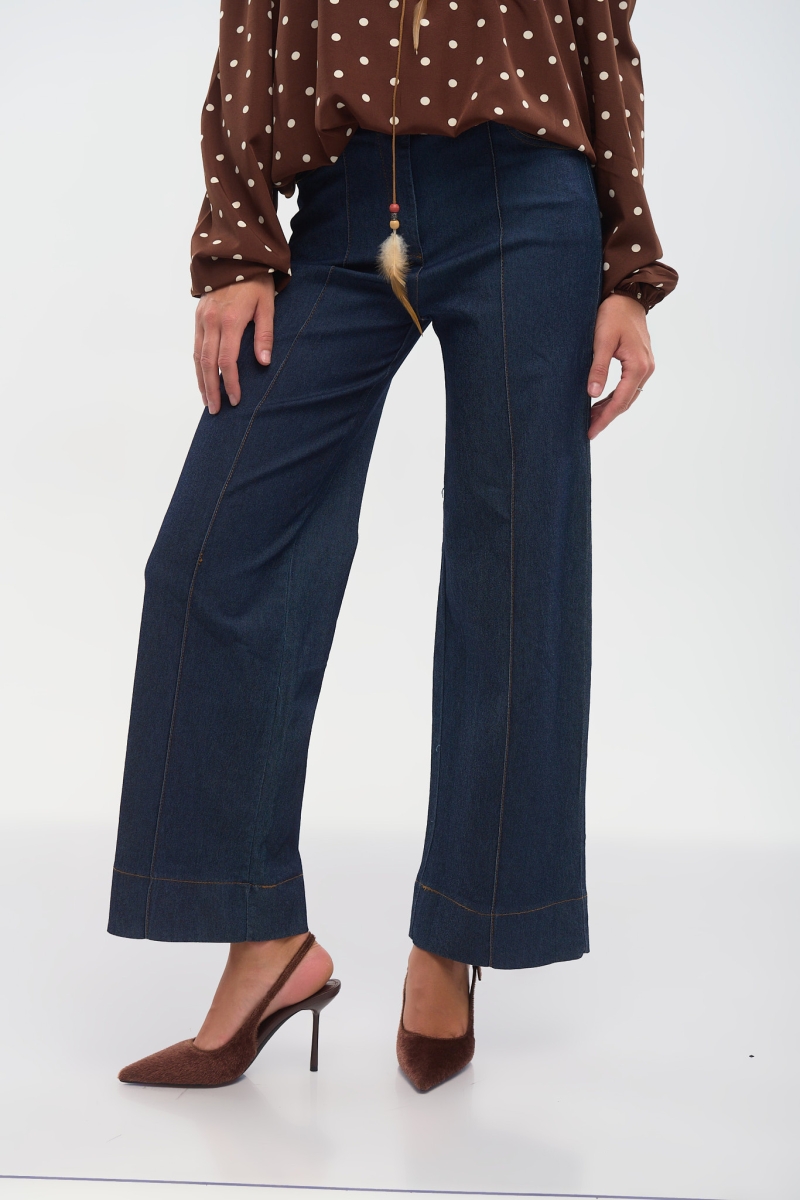 Wide Leg Jeans Pants