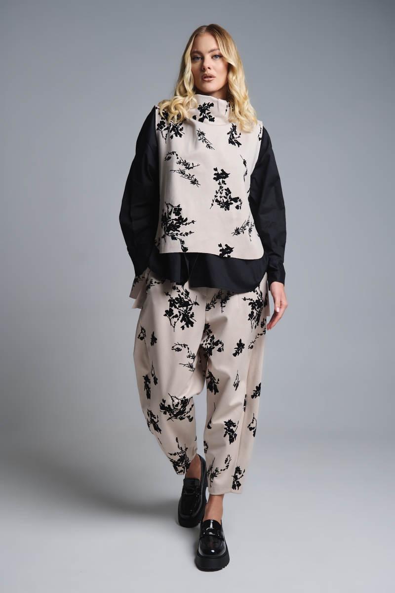 Σετ Μπλούζα Αμάνικη Βράκα Μπροκάρ