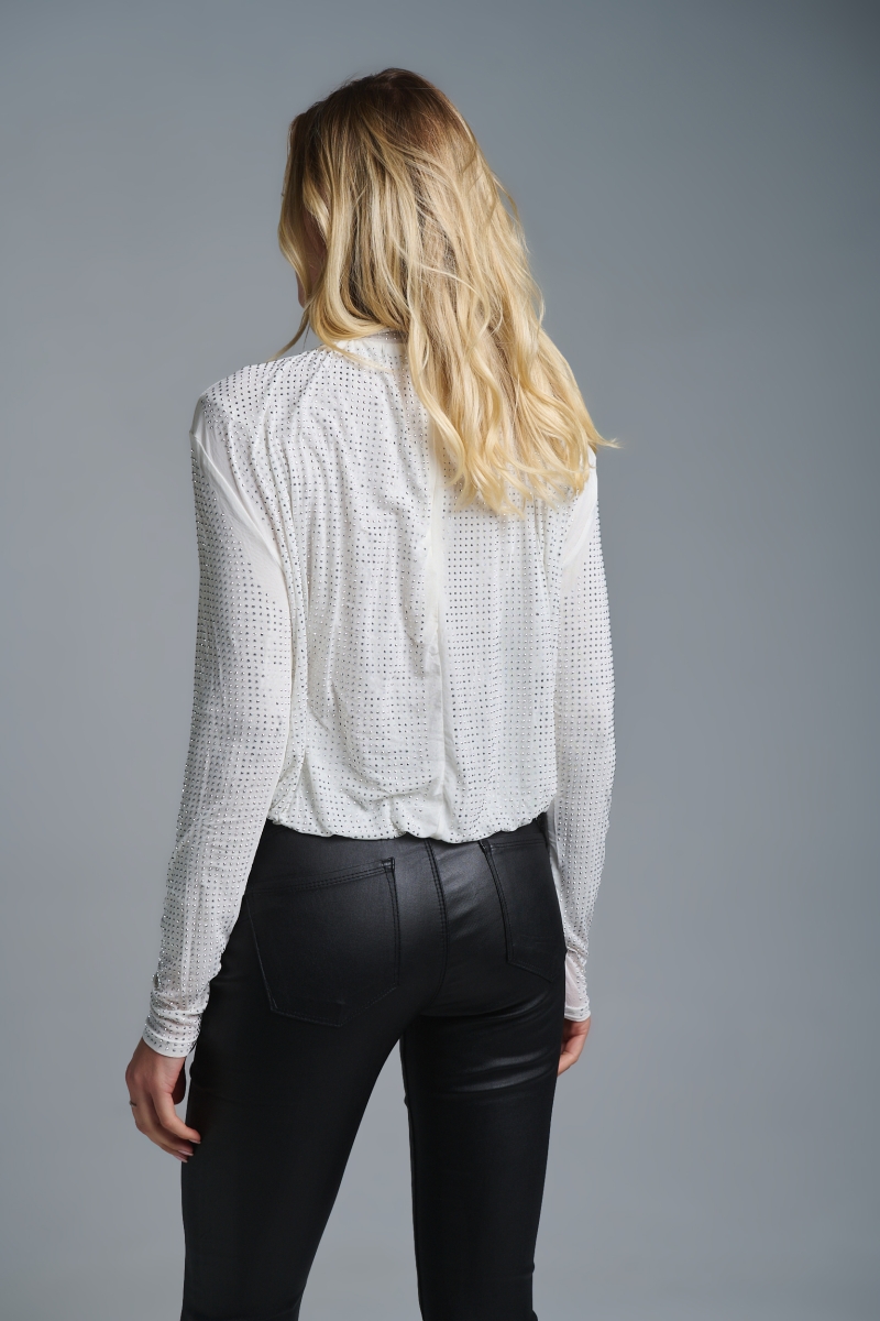 Μπλούζα Τούλι Ballon Στρας