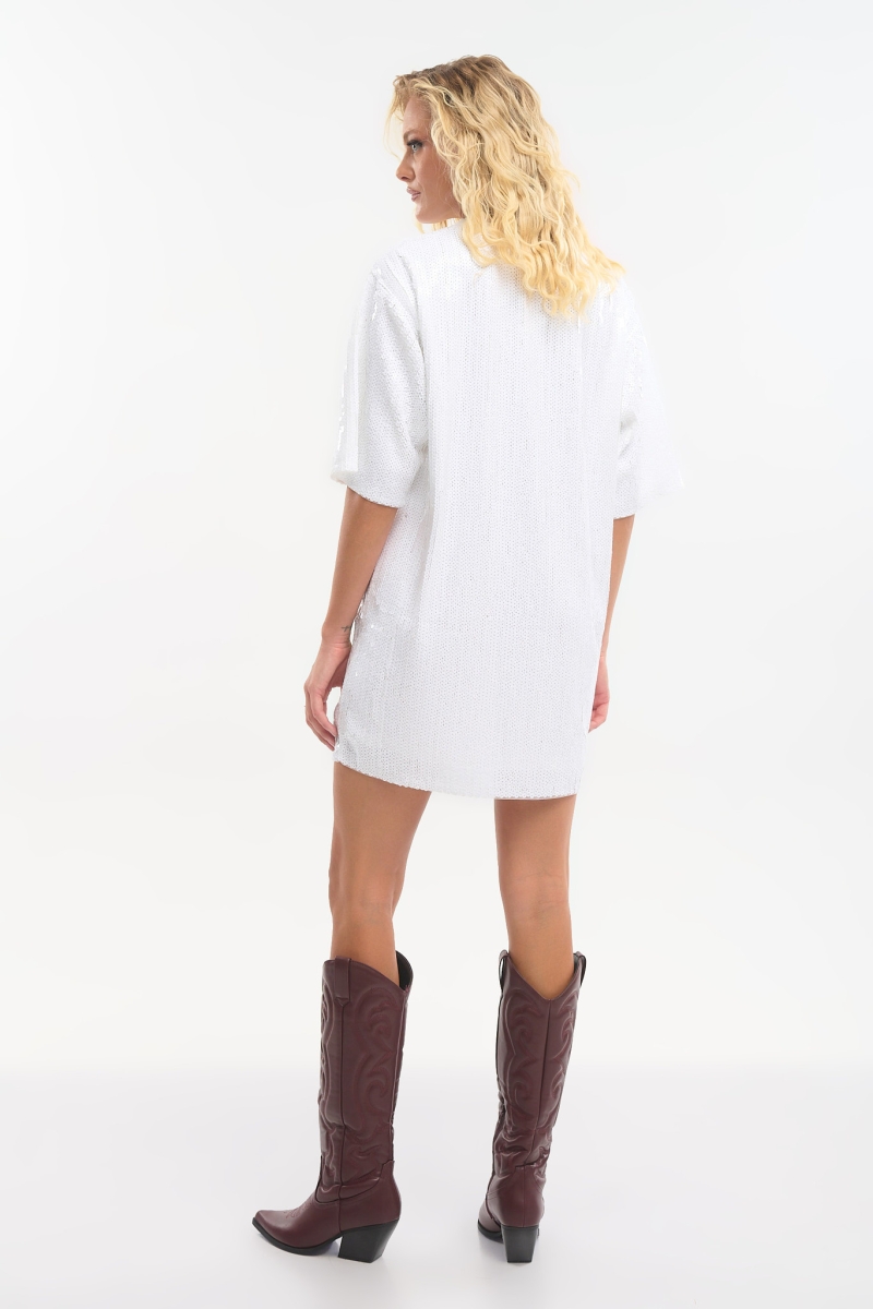 Daizy Sequin Tunic Dress – Sparkle & Shine