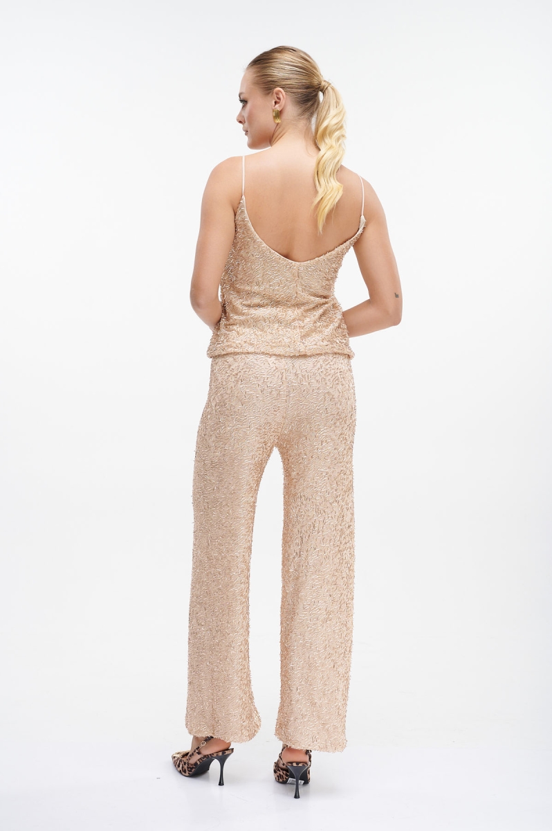 Sequin Wide Leg Pants