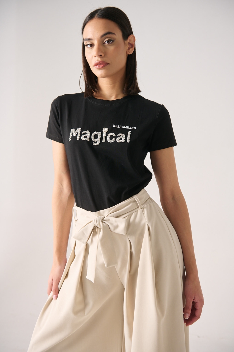 Rhinestoned T-Shirt Magical