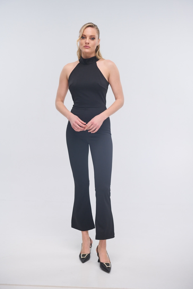 Jumpsuit With Binding On the Back