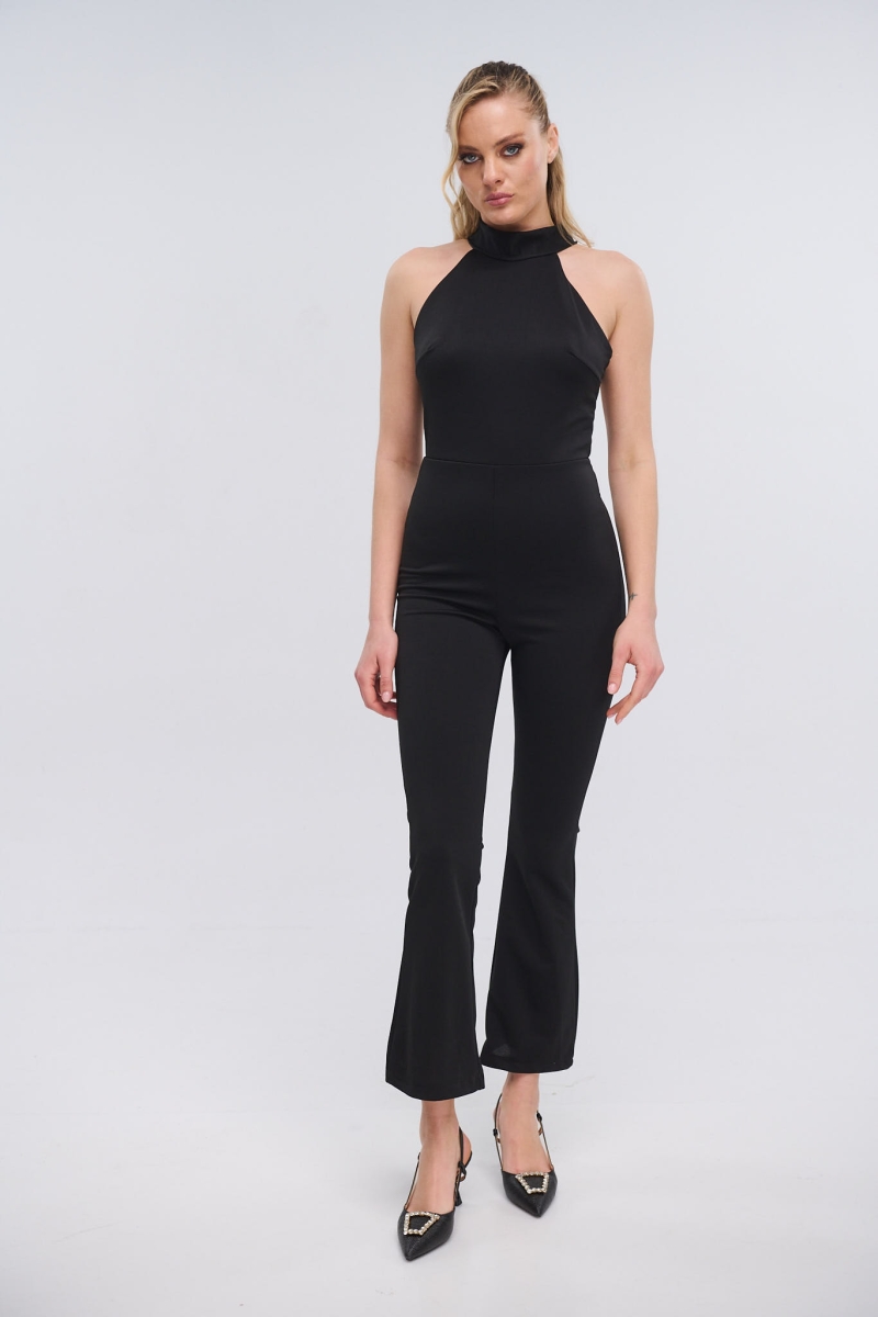 Jumpsuit With Binding On the Back
