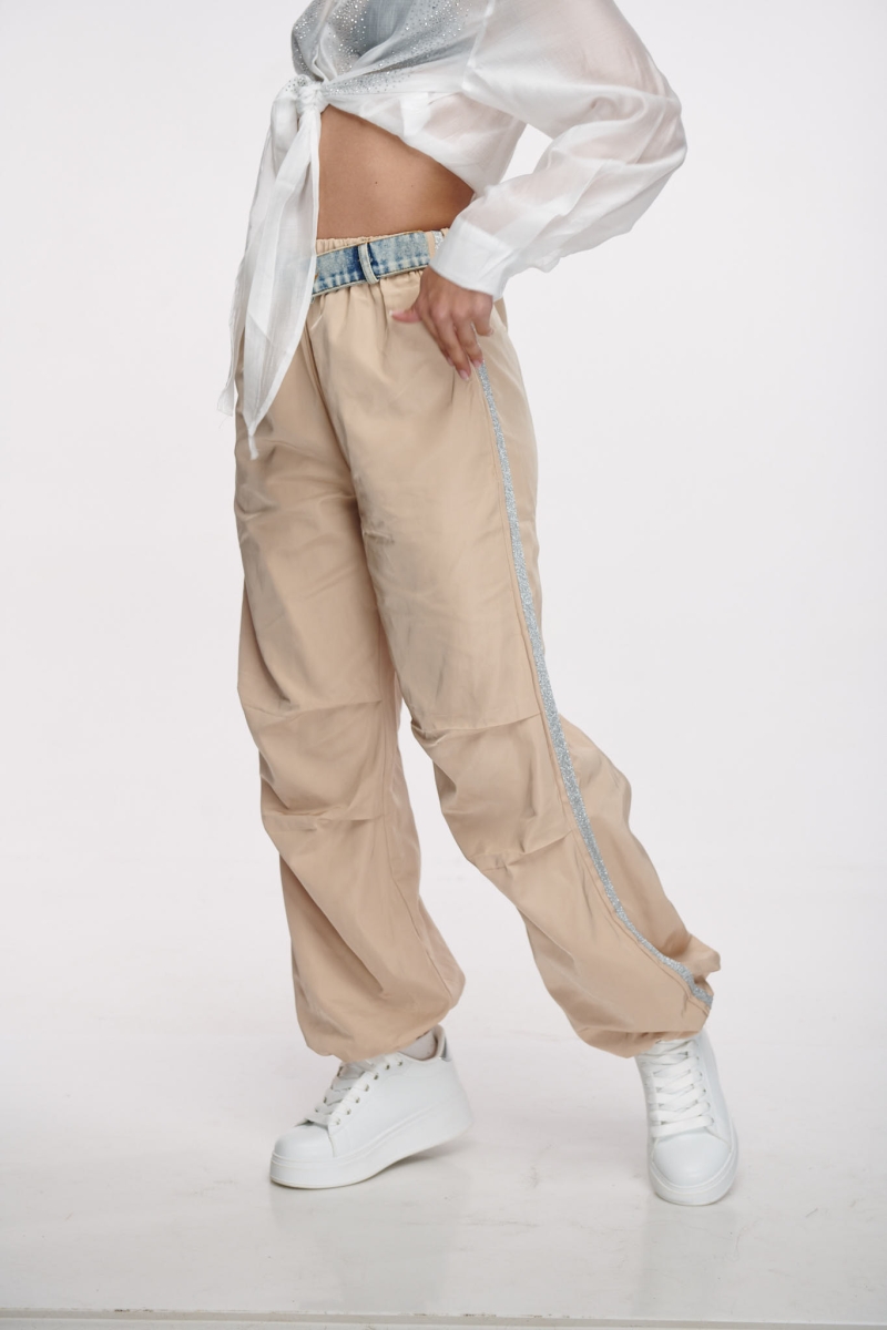 Shinny Detailed Pants