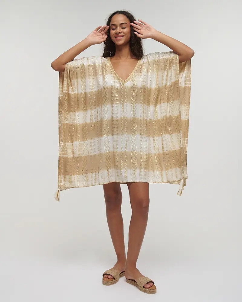 Ble Tunik Gold Emboidered