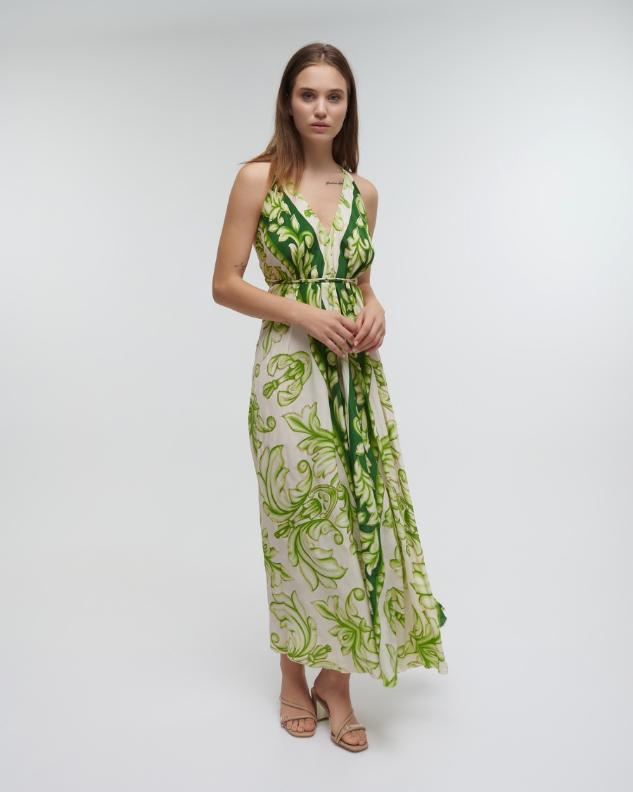Ble Maxi Floral Dress